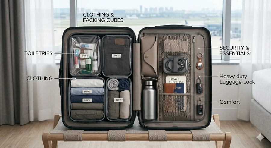 How to Keep Your Luggage Organized and Secure From Home to Hotel WB Travel Store
