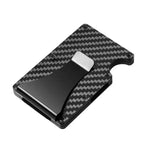 SecureCarbon™ Sovereign – Premium Carbon Fiber RFID Wallet WB Travel Store