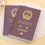 The Lumina Travel – Frosted PVC Passport Shield WB Travel Store