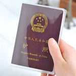 The Lumina Travel – Frosted PVC Passport Shield WB Travel Store