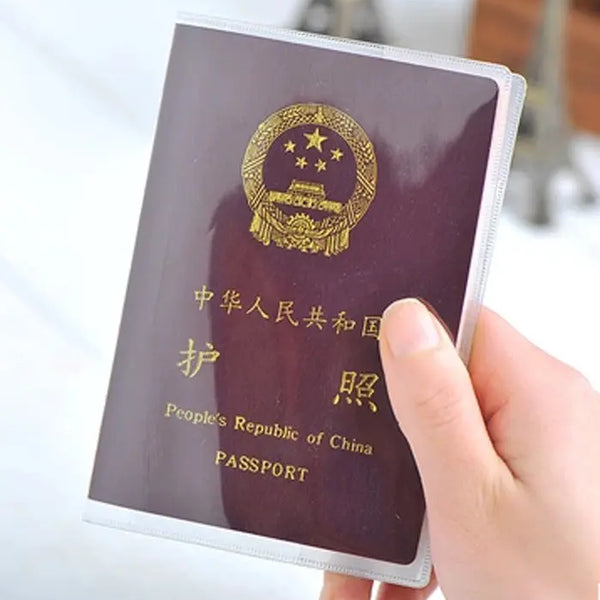 The Lumina Travel – Frosted PVC Passport Shield WB Travel Store
