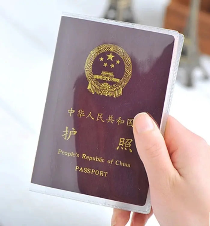 The Lumina Travel – Frosted PVC Passport Shield WB Travel Store