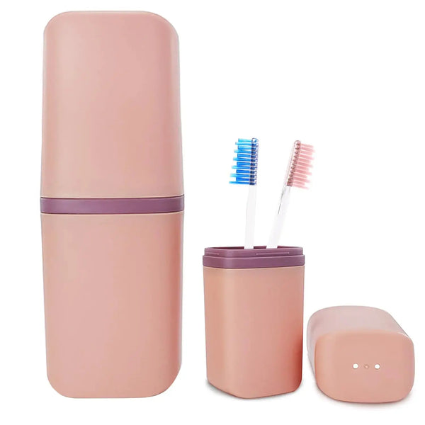 SietDESEO Pink Horizon – Sleek Travel Toothbrush Holder WB Travel Store