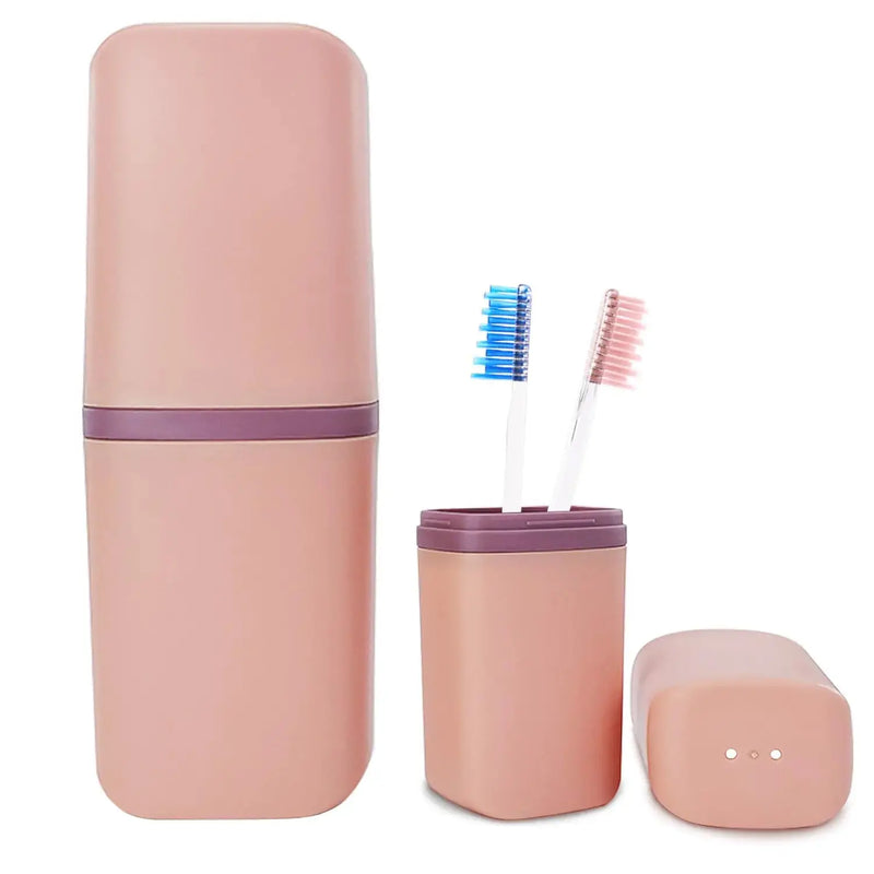 SietDESEO Pink Horizon – Sleek Travel Toothbrush Holder WB Travel Store