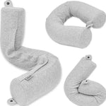 The SpineShield™ Transit – Ergonomic Memory Foam Neck Pillow WB Travel Store