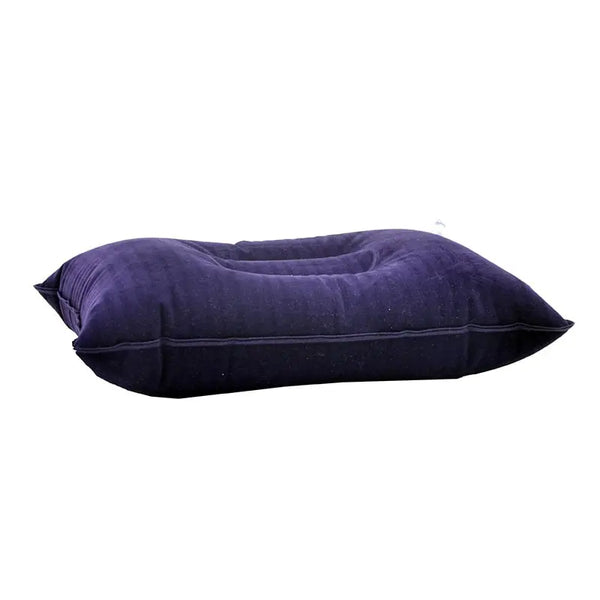 Inflatable travel neck pillow
