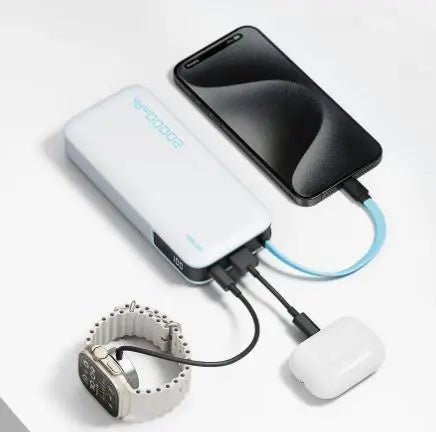 Slim 20,000mAh fast-charge power bank, product view 2