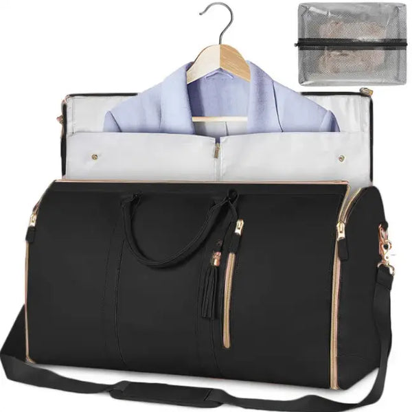 Chic Large Travel Duffel with Wet-Dry Pocket WB Travel Store