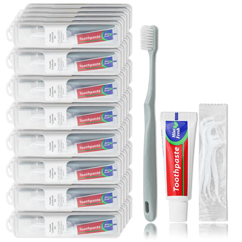 The Lilingsty AeroClean™ Suite – Premium 20-Pack Travel Toothbrush Kits WB Travel Store