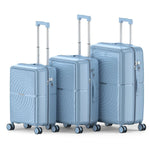 The Nazhura AeroSet™ – 3-Piece Hardside Spinner Luggage Set WB Travel Store