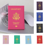 PU Multifunctional Passport Holder with Gold Logo WB Travel Store