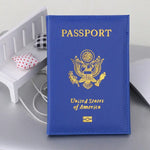 PU Multifunctional Passport Holder with Gold Logo WB Travel Store