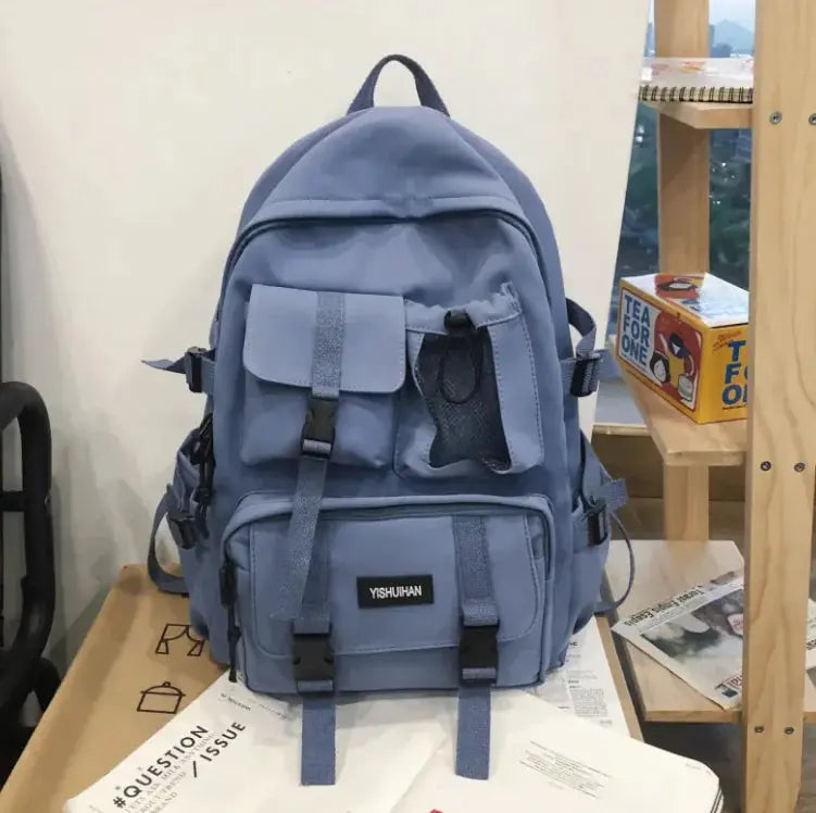 Lightweight water-resistant travel backpack