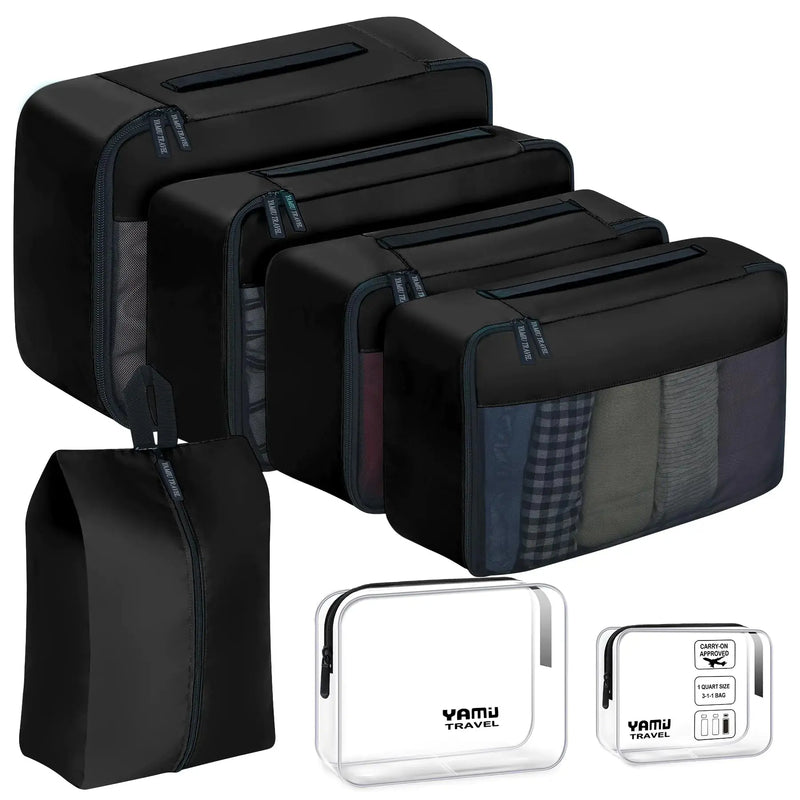 The YAMIU Apex Travel Set – 7-Piece Luxury Travel Accessories Kit WB Travel Store