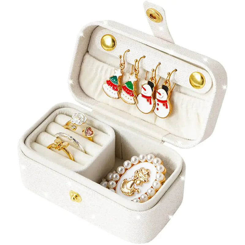 The Lumina Case Mini – Sparkly Luxury Travel Jewelry Box WB Travel Store