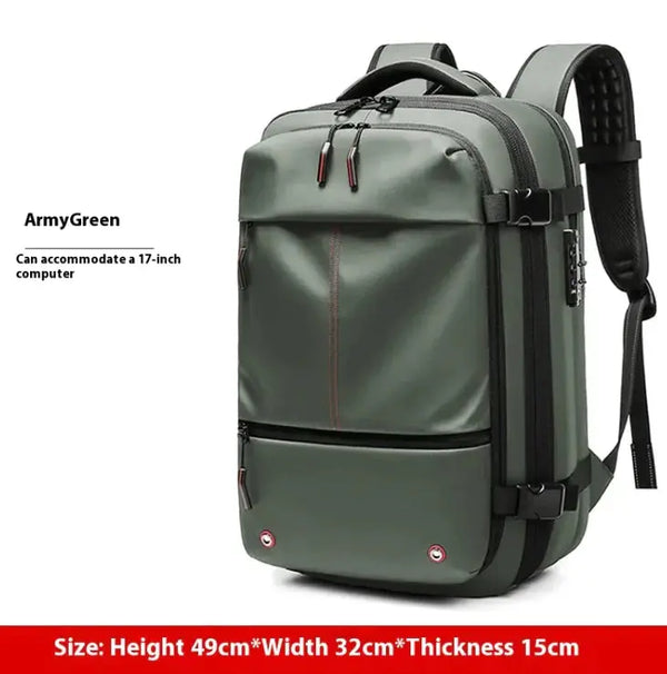 19-inch large-capacity water-resistant backpack