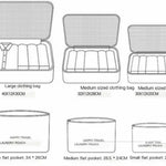 The AeroOrganize™ Set – Premium Portable Packing Cubes WB Travel Store