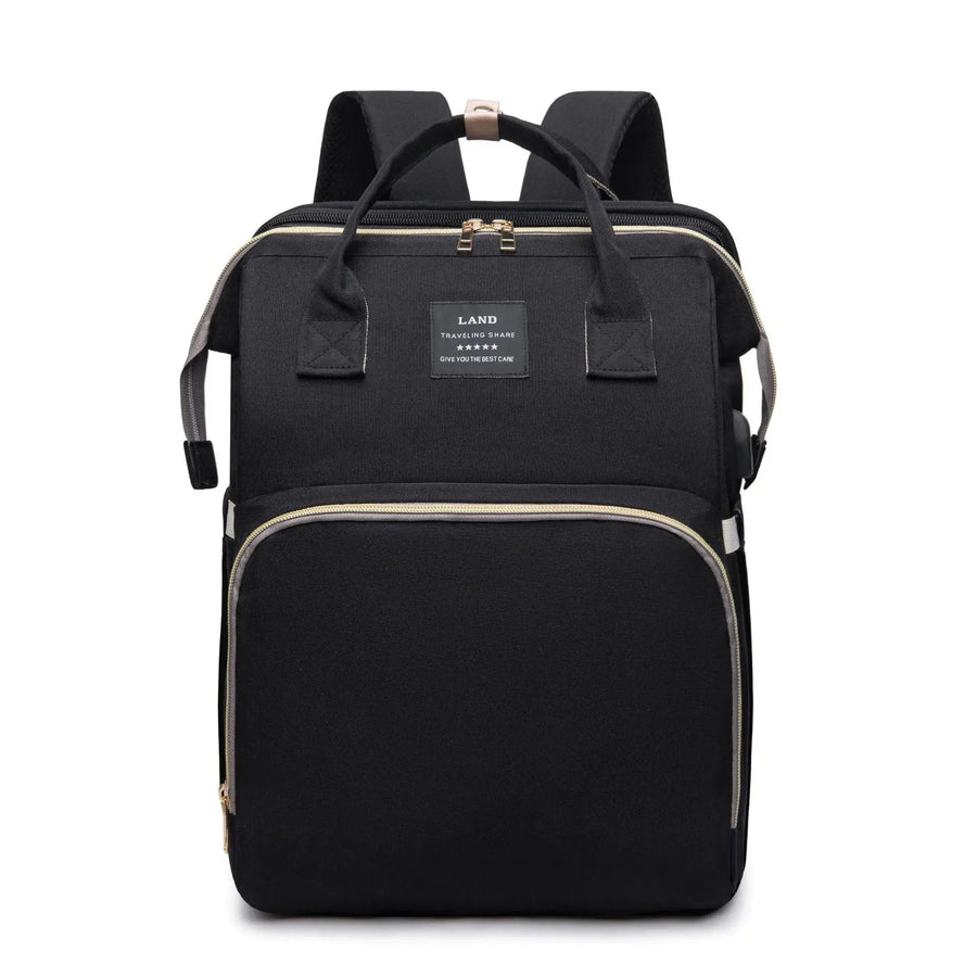 Ergonomic diaper backpack
