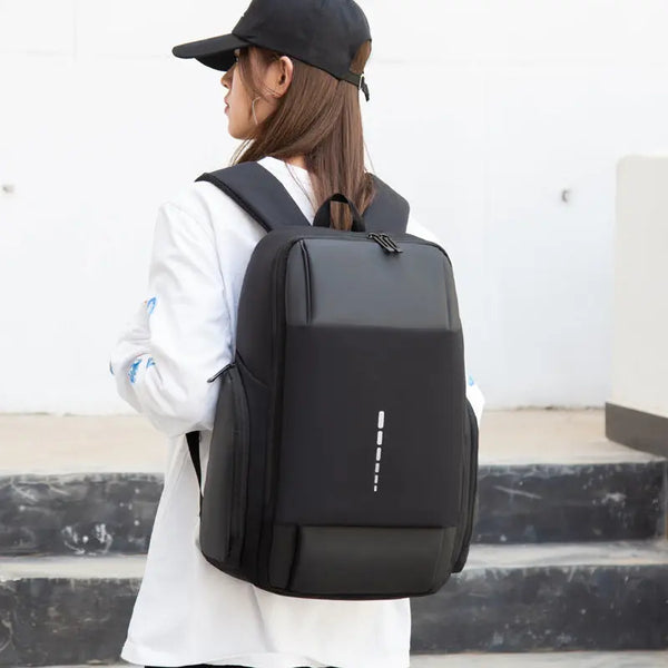 Luminous USB travel backpack