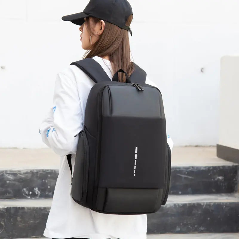 Luminous USB travel backpack