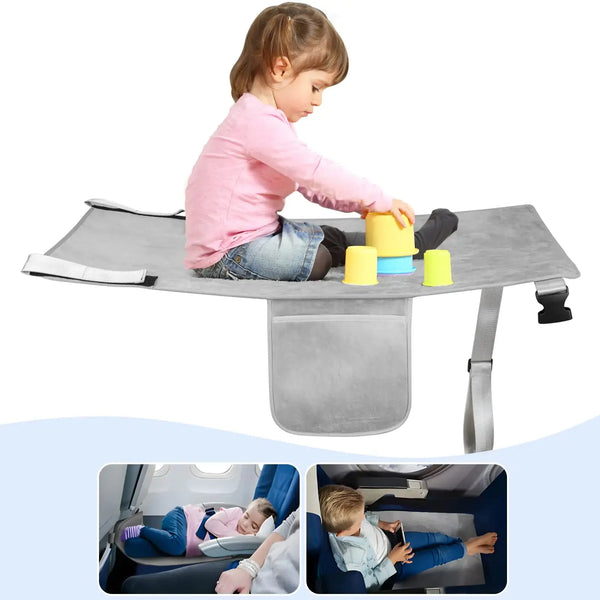 Kids airplane travel bed