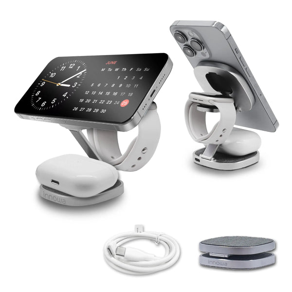 The Innowa MultiSync – Adjustable 3-in-1 Wireless Charging Pad WB Travel Store
