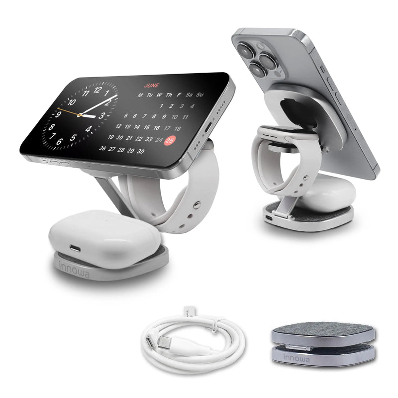 The Innowa MultiSync – Adjustable 3-in-1 Wireless Charging Pad WB Travel Store