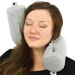The SpineShield™ Transit – Ergonomic Memory Foam Neck Pillow WB Travel Store