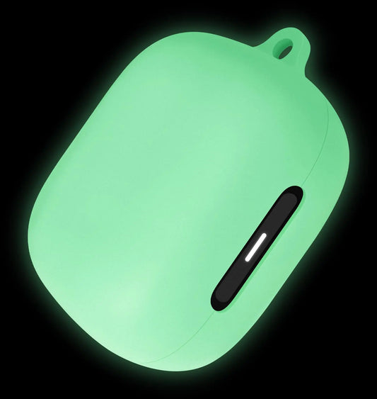 Geiomoo Silicone Case for Anker Soundcore C30i Protective Cover with Carabiner (Luminous Green)