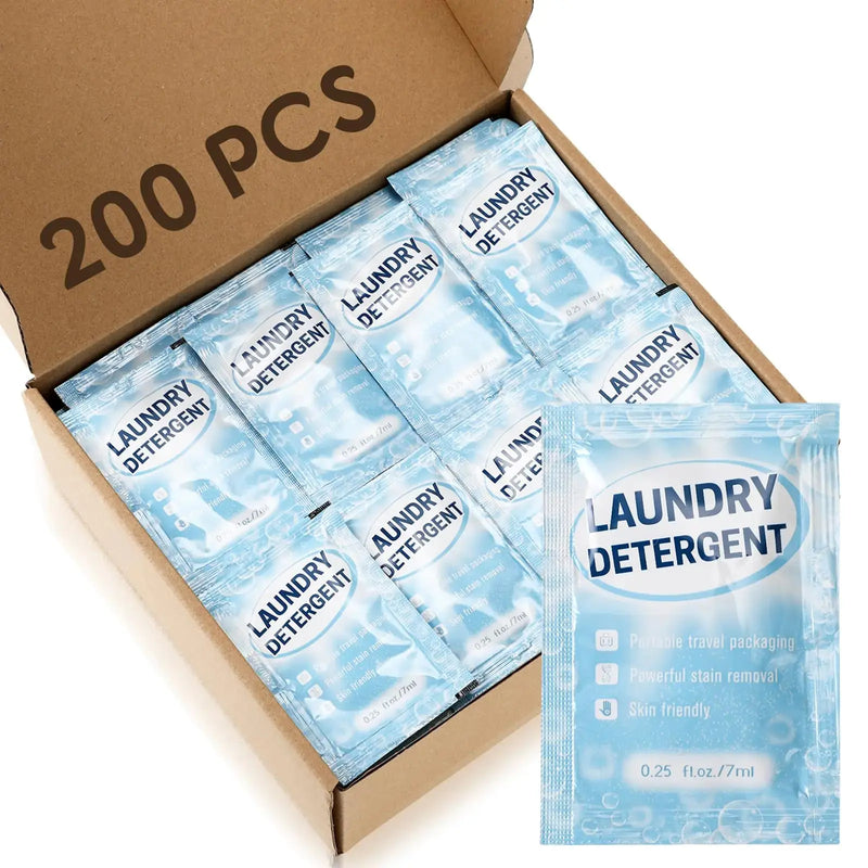 Leelosp Nomad Laundry Essentials – 200-Piece Travel Detergent Set WB Travel Store